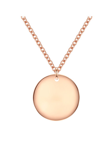 imagem de Colar com pingente aço inoxidável Rose Gold1