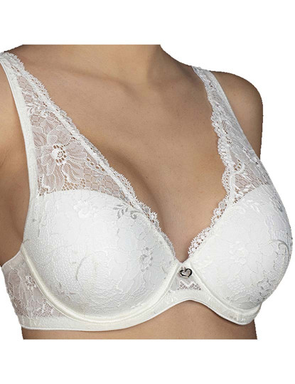 imagem de Soutien Estilo Bralette com Arame, Push-Up Copa B (Irina + 1) Marfim 2