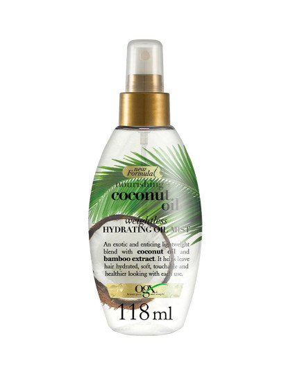 imagem de Coconut Oil Hydrating Hair Oil Mist 118 Ml1