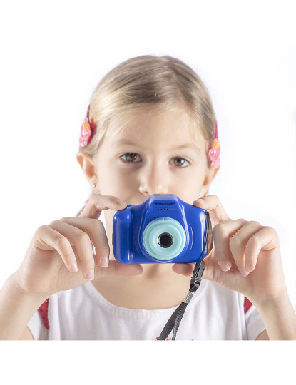 imagem de Câmara Digital Infantil Kidmera Azul6