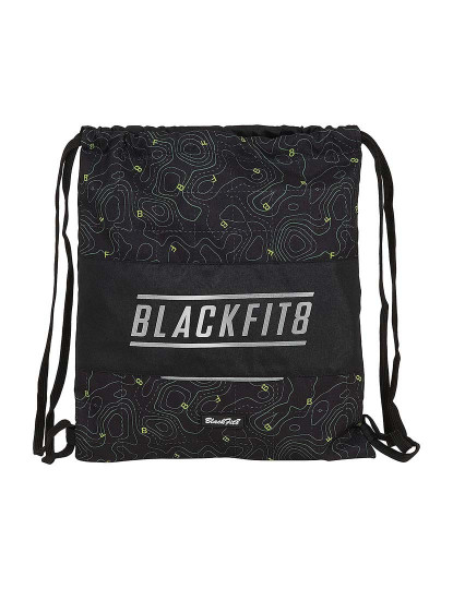 imagem de Mochila Com Cordas Topography Pretofit8 M196A Preto Verde1