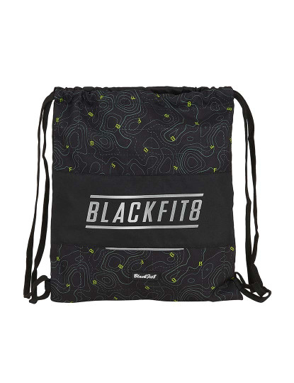 imagem de Mochila Com Cordas Topography Pretofit8 M196A Preto Verde2