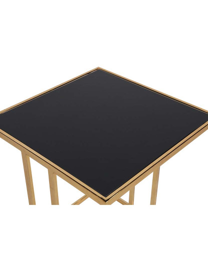 imagem de Mesa Aninhamento 3 peças Zen Dourado Preto8