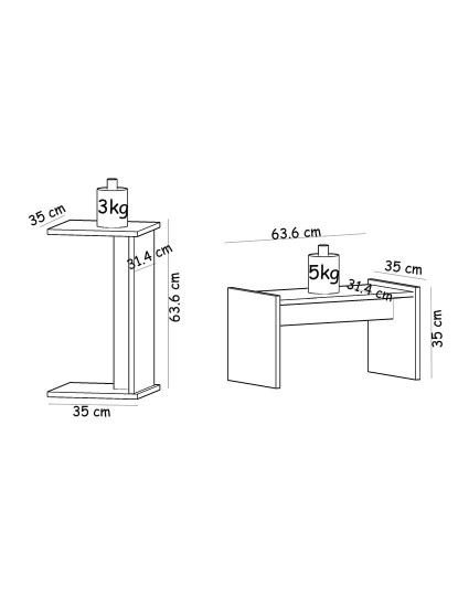 imagem de Mesa de apoio Fall  Walnut5