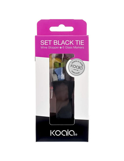 imagem de Conjunto de Acessórios para Vinho Koala Smoking Multicolor Plástico3