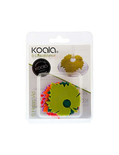 imagem de Identificador de Copos Koala Koala_66260000 (6 pcs) Plástico 6 Peças 5,5 cm3