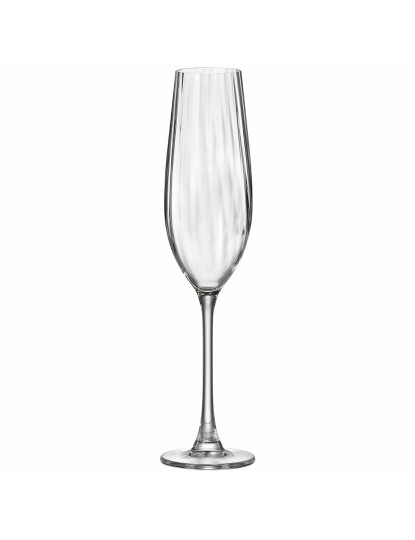 imagem de Copo de champanhe Bohemia Crystal Optic Transparente Vidro 260 ml (6 Unidades)3