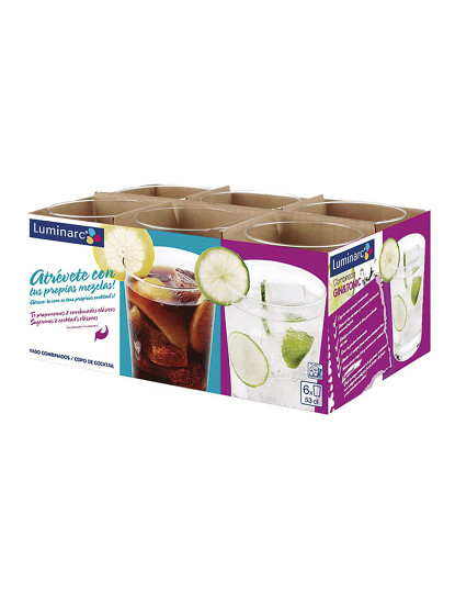 imagem de Copo Luminarc Sidra Gigante Transparente Vidro 6 Unidades 530 ml (Pack 6x)2