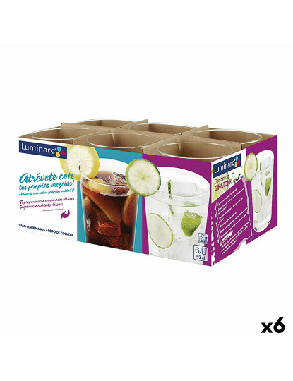 imagem de Copo Luminarc Sidra Gigante Transparente Vidro 6 Unidades 530 ml (Pack 6x)3