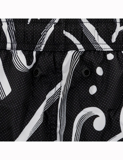 imagem de Calções de banho médio Allover Crazy Bubbles Homem Com estampa preta8