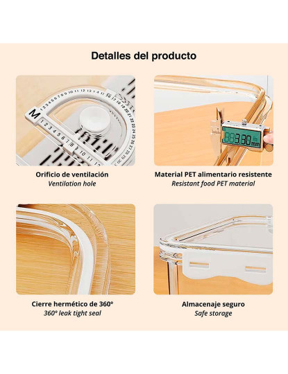 imagem de Caixa 10 L Armazenamento Transparente Com Tampa 3