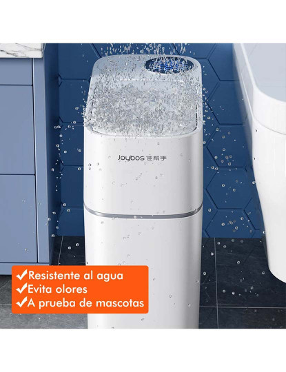 imagem de Caixote Lixo Design Adsorção Automática 10L Inclui 20 Sacos Lixo6