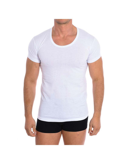 imagem de T-shirt sem Mangas Interior Homem Branco3