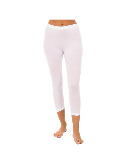 imagem de Leggings cintura baixa Microfibra Senhora Branco1