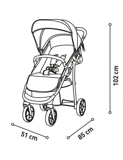 imagem de Carrinho Oslo Preto Com Ovo5