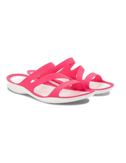 imagem de Crocs Swiftwater Sandal W Paradise Rosa E Branco2