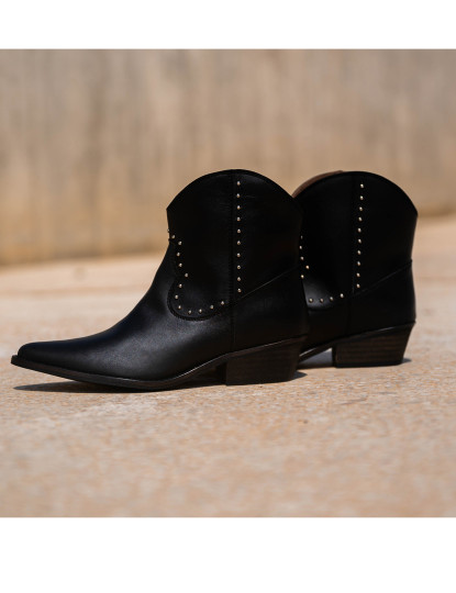 imagem de Botins Cowboy Pretas Senhora Pretas5