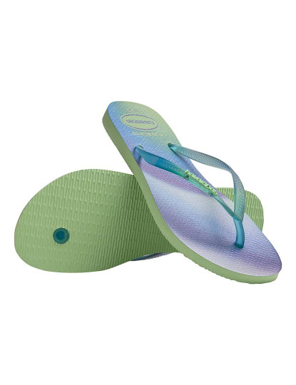 imagem de Havaianas Senhora  Slim Metallic Rainbow Citronella2