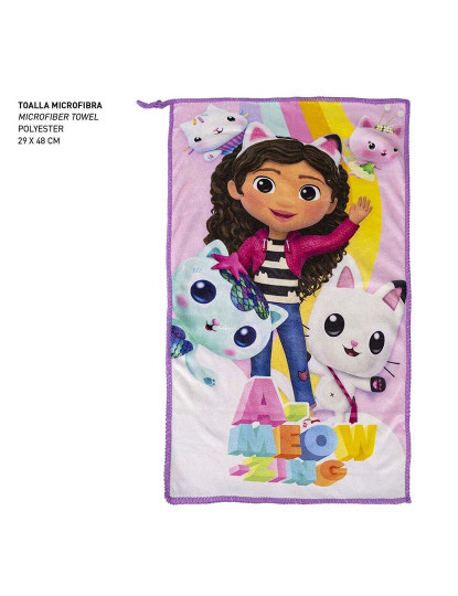 imagem de Conjunto de Higiene Infantil de Viagem Gabby's Dollhouse 4 Peças Cor de Rosa5