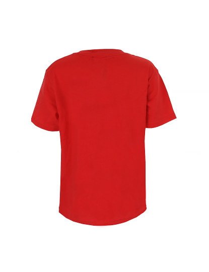 imagem de T-shirt Distressed Flash Logo Rapaz Vermelho4