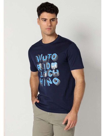 imagem de T-Shirt Homem Azul1