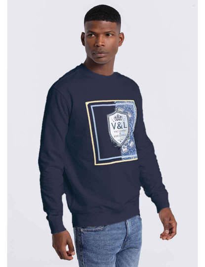imagem de Sweatshirt Homem Azul1