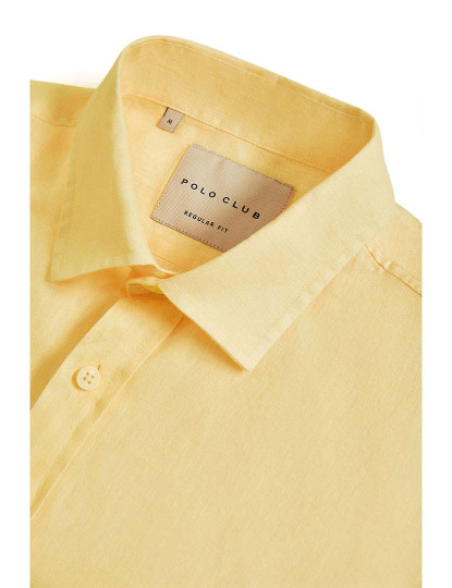 imagem de Camisa Manga Comprida Homem Amarelo Claro9