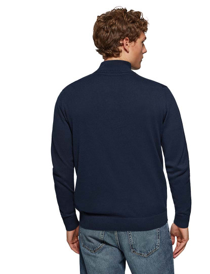 imagem de Pullover Homem Rigby Go Zipper Neck Vl 12Gg Azul Navy2