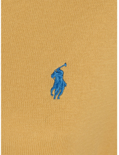 imagem de Pullover Decote em  V Senhora Amarelo Logotipo Azul Marinho 2