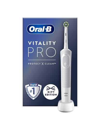 imagem de Escova Dentes Elétrica Oral-B Vitality Pro Branca1