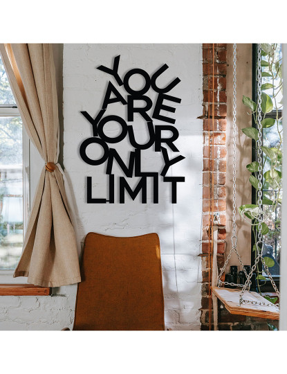 imagem de Decoração Parede Metal You Are Your Only Limit1