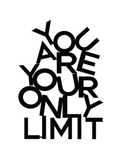 imagem de Decoração Parede Metal You Are Your Only Limit5