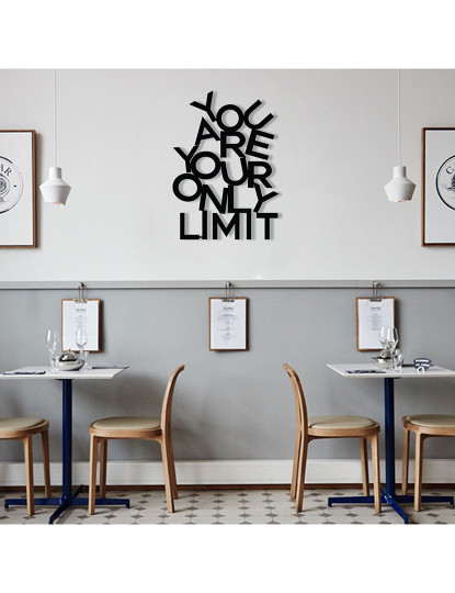 imagem de Decoração Parede Metal You Are Your Only Limit4