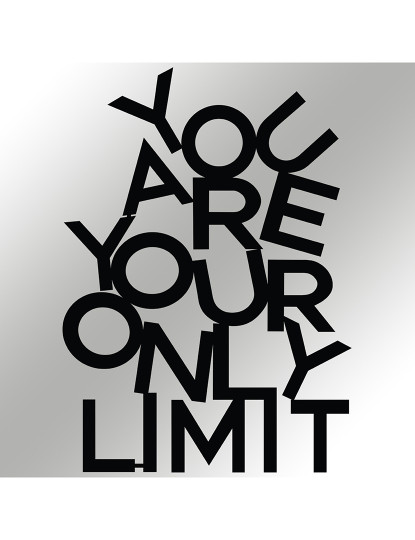 imagem de Decoração Parede Metal You Are Your Only Limit6