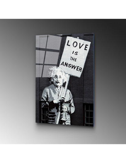 imagem de Tela Vidro Temperado Bansky - Einstein Love is Response7