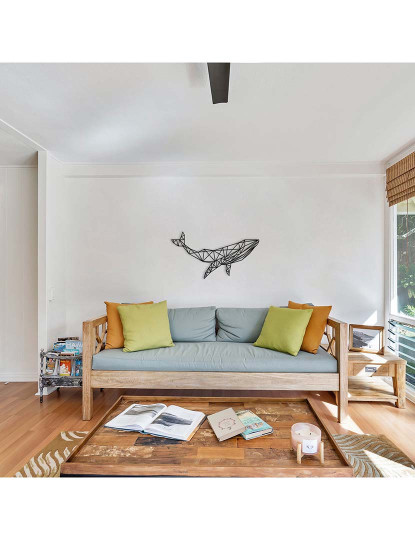 imagem de Decoração Parede Metal Whale3