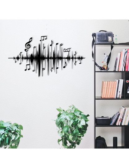 imagem de Decoração Parede Metal Musical Notes4