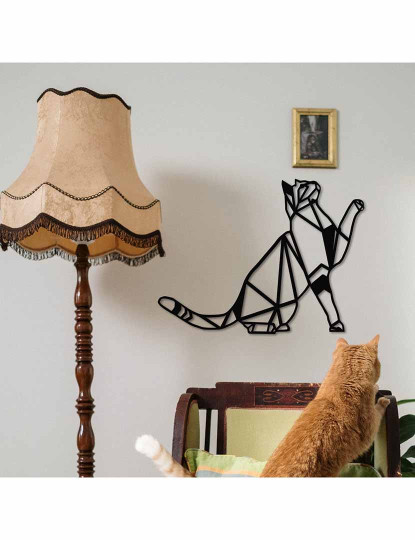 imagem de Decoração Parede Metal Geometric Cat1