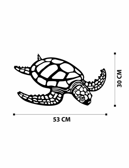 imagem de Decoração Parede Metal Turtle6