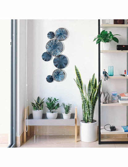 imagem de Decoração Parede Metal Astrid Blue3