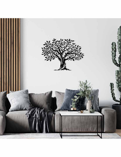 imagem de Decoração Parede Metal Black Tree 23