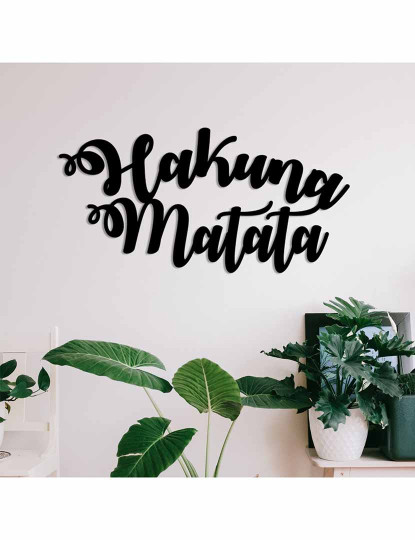 imagem de Decoração Parede Metal Hakuna Matata4