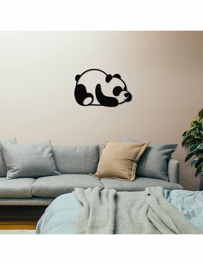 imagem de Decoração Parede Metal Panda1