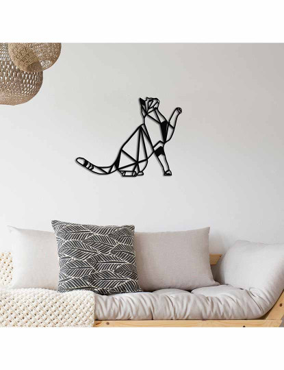 imagem de Decoração Parede Metal Geometric Cat3