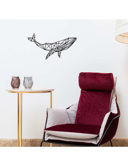 imagem de Decoração Parede Metal Whale1