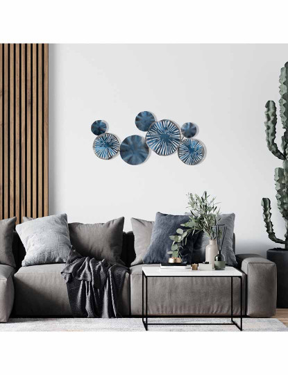 imagem de Decoração Parede Metal Astrid Blue1