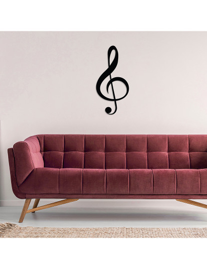 imagem de Decoração Parede Metal Treble Clef4