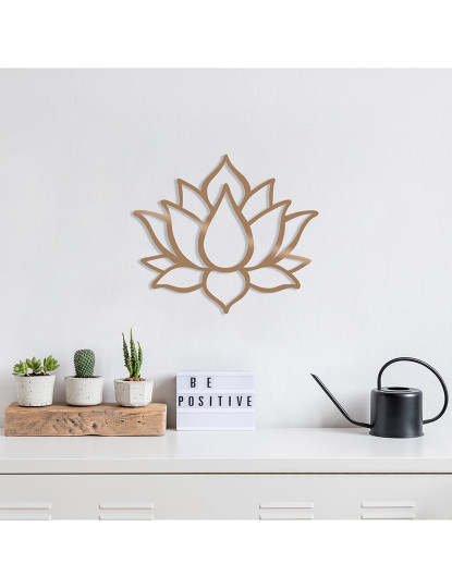 imagem de Decoração Parede Metal Lotus Copper1