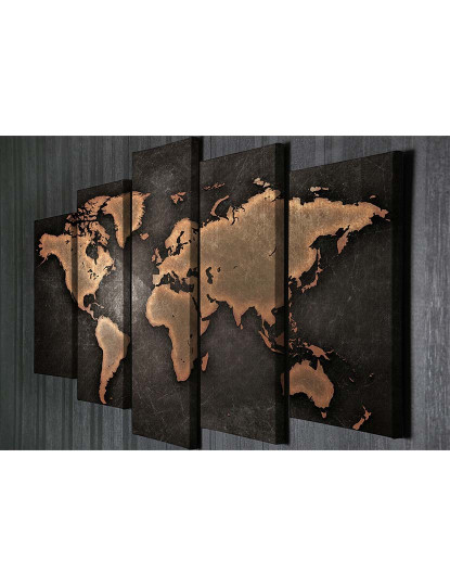 imagem de Conjunto 5 Telas World Map1