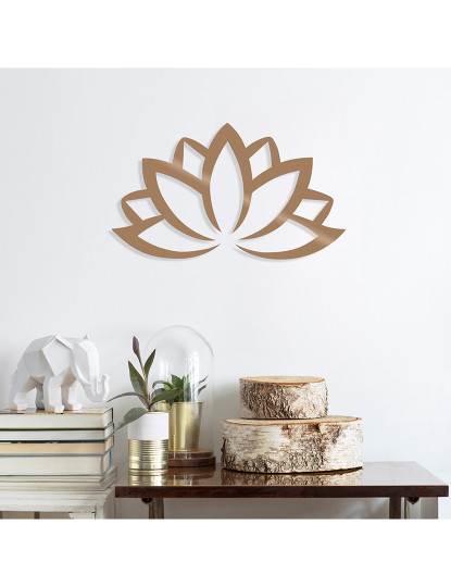 imagem de Decoração Parede Metal Lotus Copper 21